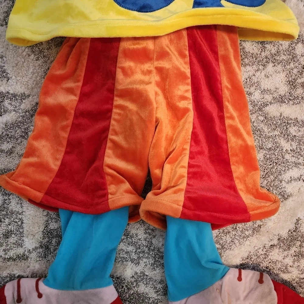 Disney Store Jojo's Circus Clown Halloween Costume w/ Hat Girl's XXS Dress Up - Picture 5 of 12